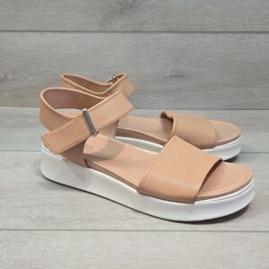 Anthropologie Franco Sarto Women's Eastyn Platform Sandals Shoes Sz 7.5M